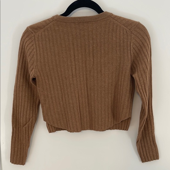 Babaton Tan Ribbed Knit Sweater - Picture 5 of 7